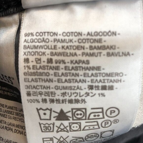 Levi's Mens Jeans Size 31x32 511 Slim Straight Classic Black Denim Casual Travel - Picture 8 of 13